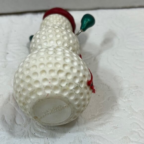 VTG 1992 Hallmark Keepsake Ornament Golf's a Ball Snowman Golf Ball Ornament - Picture 6 of 11